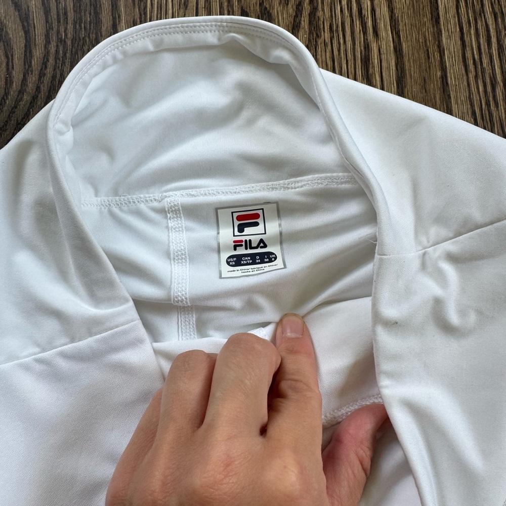 Fila Crisp White Tennis Skirt